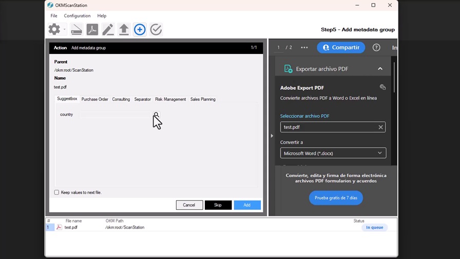 ScanStation improves status visibility and supports matrix-type metadata.